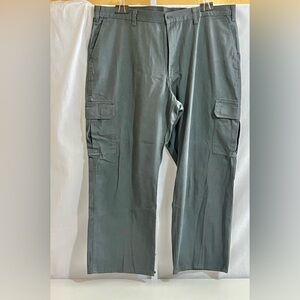 Dickies Cargo Pants Men 42X30 Charcoal Gray Loose Fit Straight Leg Workwear NWT